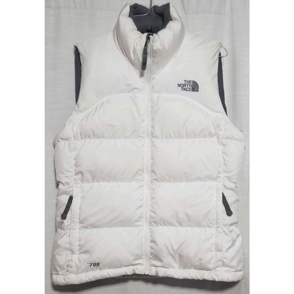The North Face White Puffer Vest